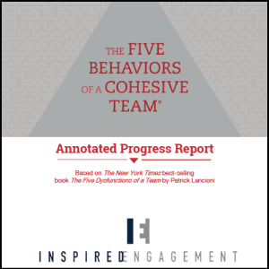 Five Behaviors Team Progress Report