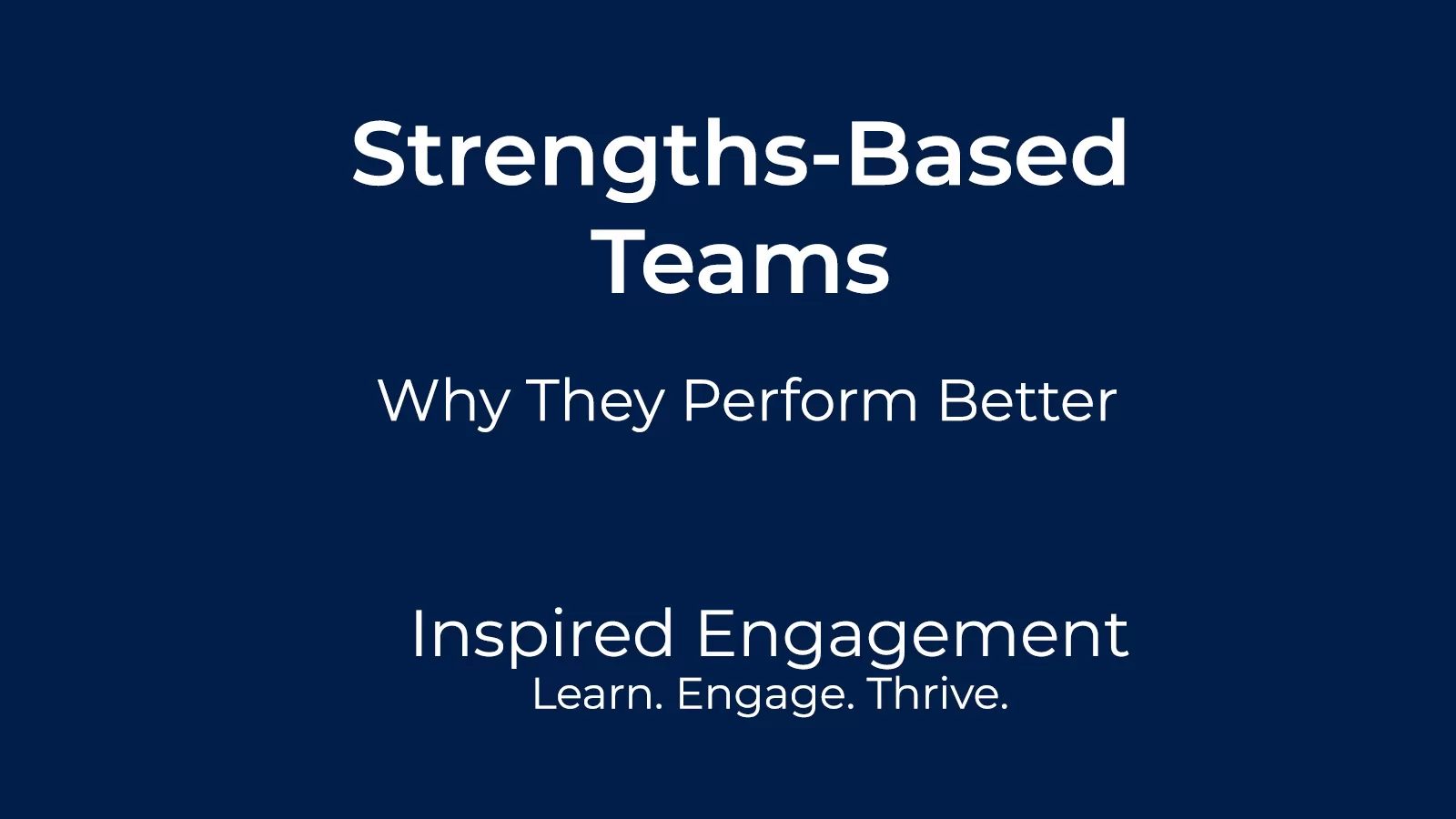 Abstract image of Strength-based Team